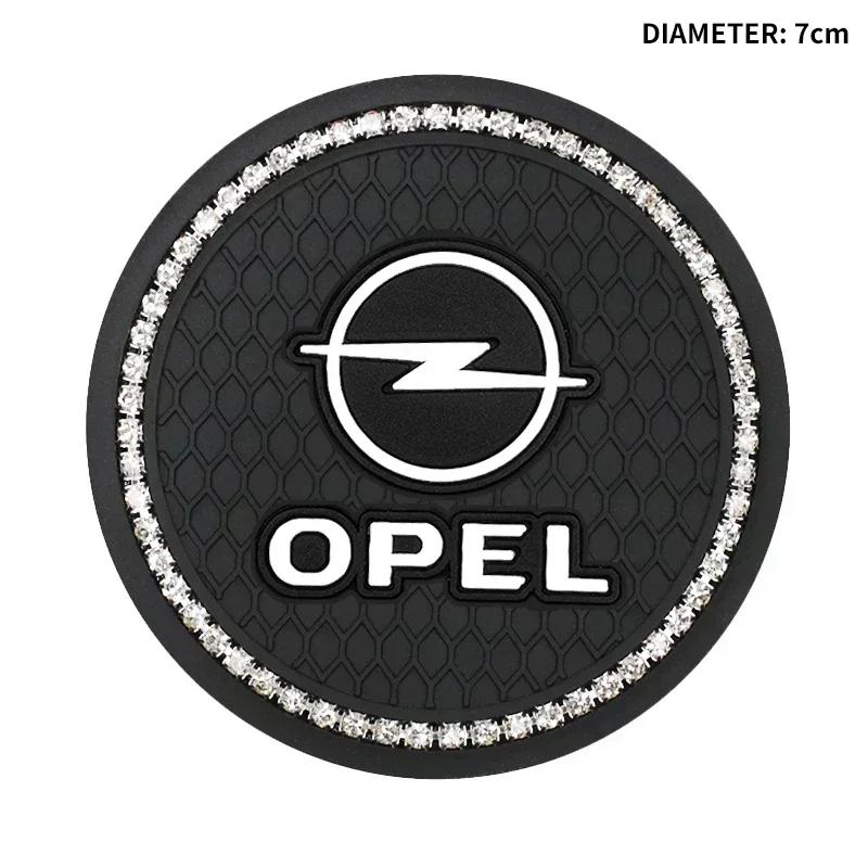 Czsvdy1 Czprfz1 Car Diamond Coaster Water Cup Mat Interior Decoration For Opel Insignia Astra H G J Antara Vectra Vivaro Corsa C D Zafira B
