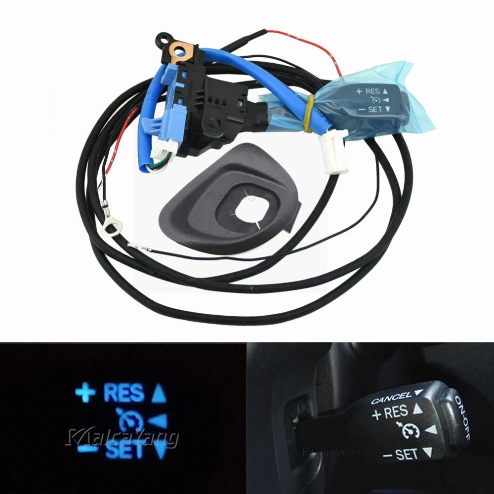 New LED Blue Bag Cruise Control Switch For Toyota Verso Corolla Camry Yaris Hybrid Avensis 84632-34011 84632-34017