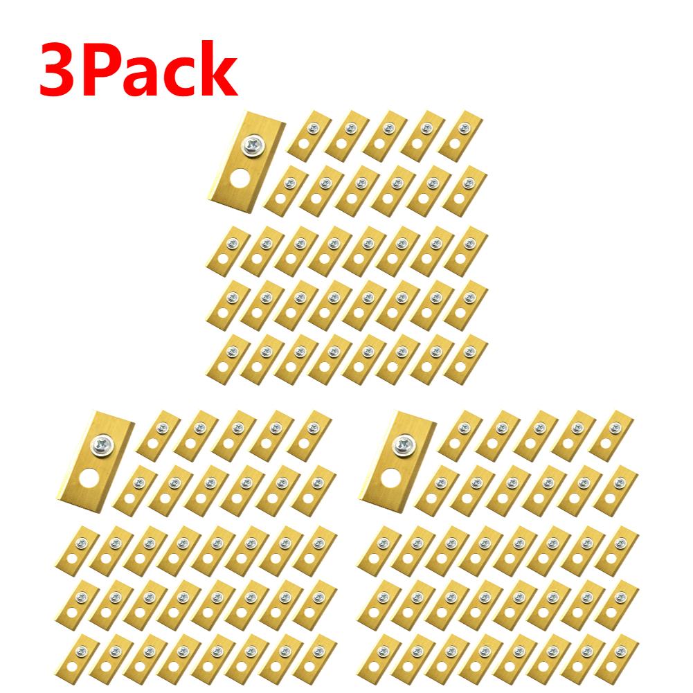 1Set Lawn Mower Cutting Blades Replacement Grass Trimmer Blade Double Hole Grass Cutter Piece for Mammotion Luba Robot Lawnmower