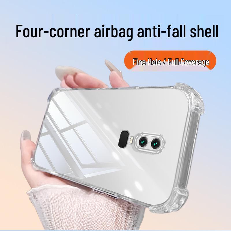OnePlus 6T Transparent Airbag Anti-drop TPU Case OnePlus 6T прозрачный