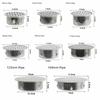 Round Hole Gutter Guard Net Anti-blocking SUS 304 Stainless Steel Anti Clogging Filter Secondary Drainage Vent