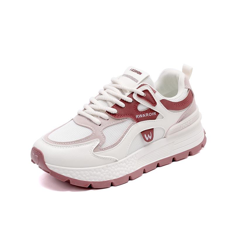 Showing Feet Little Dad Shoes Women's 2025 Spring New Fried Street Heightening Versatile Casual Sports Forrest Gump Shoes AD8802-1