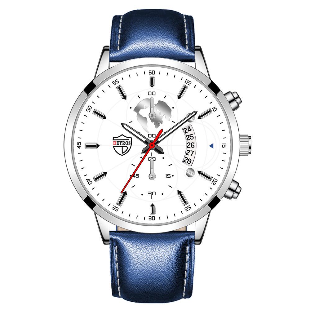 

Steel Belt Men S Watch Trend Fashion Calendar Luminous Quartz Watch Single watch