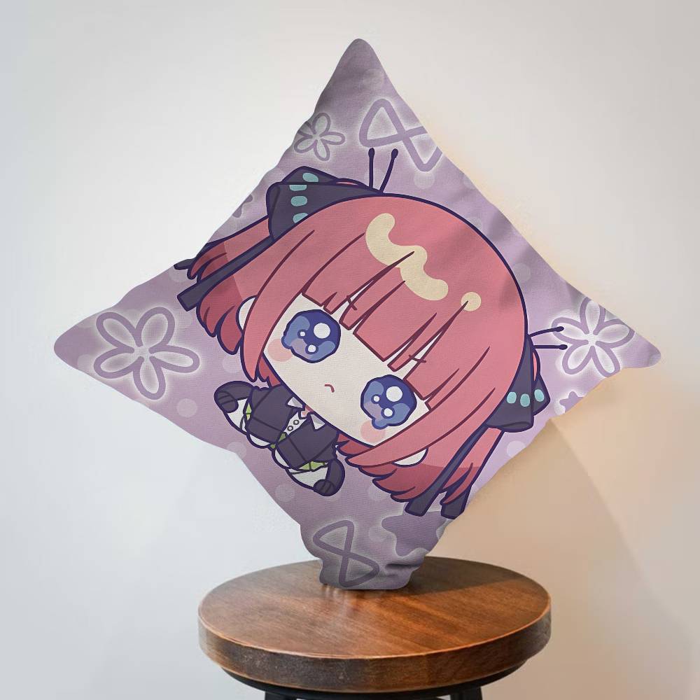 Anime The Quintessential Quintuplets Personalized Picture Text Home Decorative Pillows Household Gifts Xcm