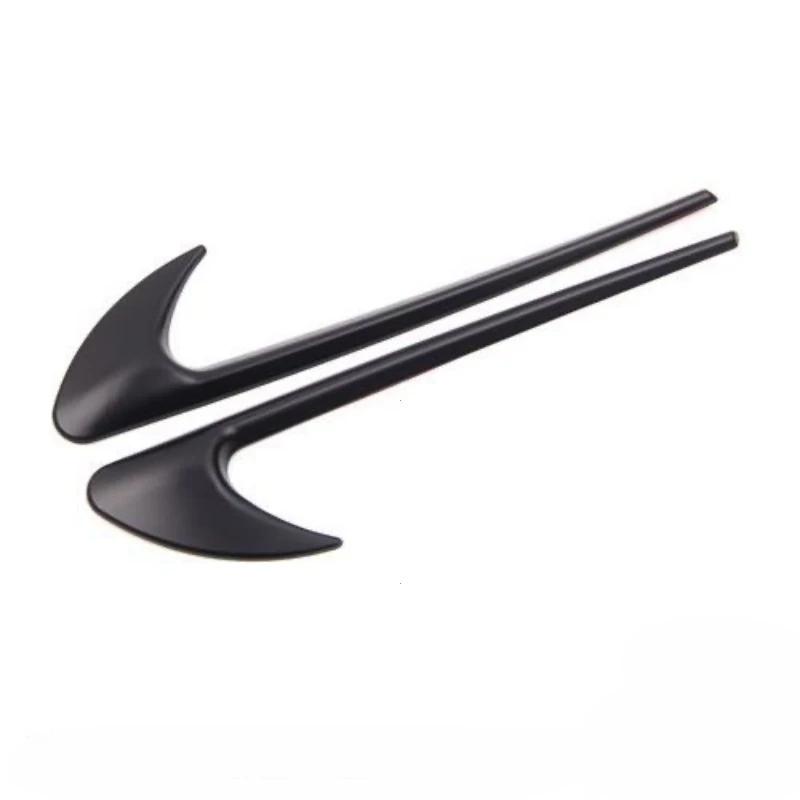 

2Pcs Car Side Sticker Vent Fender Trim Emblem Blade Logo Trim For Mercedes Benz AMG V8 C200 C300 E300 E400 W213 C-Class W205 AMG матовый черный