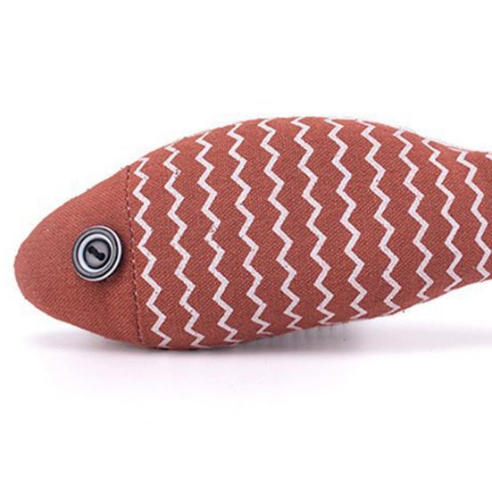 Cat Toys Fish Shape Catnip Toy Chew Resistant Relieves Boredom And Anxiety Cat Toy Soft Texture Interactive Toy for Pet Oral Care