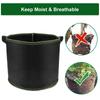 1PC Fabric Plant Pots Grow Bags 10 Gallon Gardening Vegetable Tomato Strawberry Growing Planter Containers with Sturdy Handles