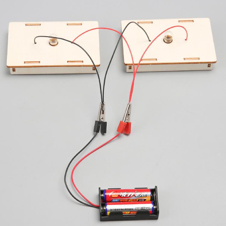Series-parallel Circuit Students' Technology Small Production Toolbox Physics Play Teaching Aids Children's Science Experiment Material Package