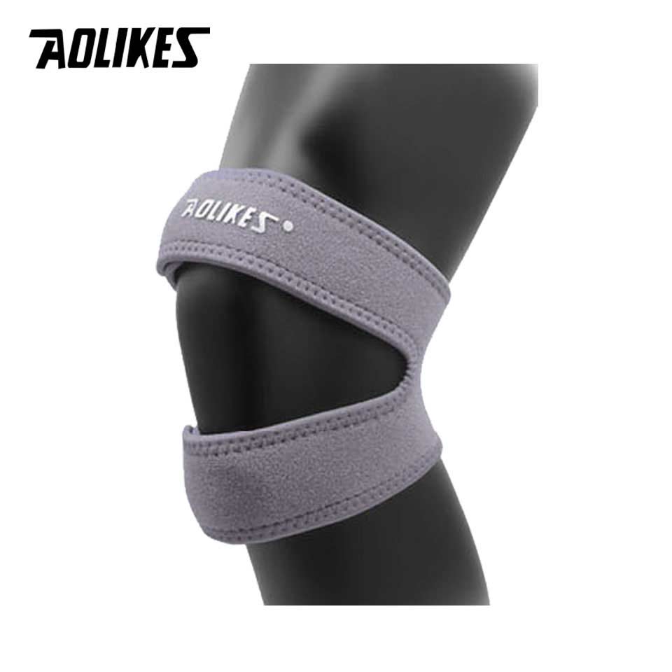 Aolikes 1Pcs Knee Support Patella Belt Elastic Bandage Sport Strap Knee Pads Protector Band Football Running Fitness Knee Brace
