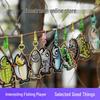 Fishing Boy Acrylic Fish Lure Keychain Pendant