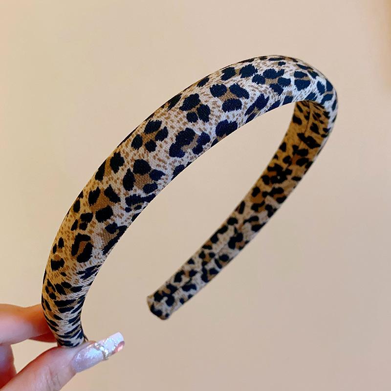 1/3 st 1,5/2/3 cm Chic Leopardmönstrat Hårband med Svampvaddering för Kvinnor Flickor Daglig Användning Mode Bekvämt Hårtillbehör