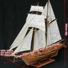 1:100 Scale Wooden Ships Model Ancient Sailboat Wooden Sailing Boat Boat Assembly Toy  DIY Hobby