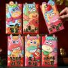 Cute Cartoon Red Envelope Pony Pattern Paper Lucky Money Bag Blessing Traditional Hongbao Spring Festival