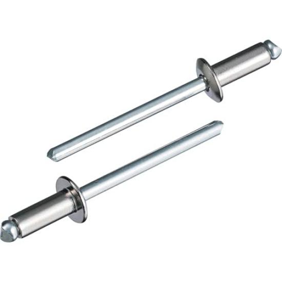 

Вытяжные заклепки EBI нержавеющие LSS68 (круглая голова) сталь/сталь 6-8 (500 штук)