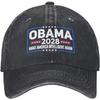 Obama 2028 Unisex's Baseball Cap, a Design That Makes America Smart Again, with Adjustable Size