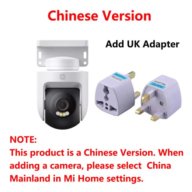 Xiaomi Cameră Inteligentă de Exterior 4 8 megapixeli Calitate imagine 4K Detecție AI persoane-vehicule 360° PTZ Viziune nocturnă color completă IP66 CN