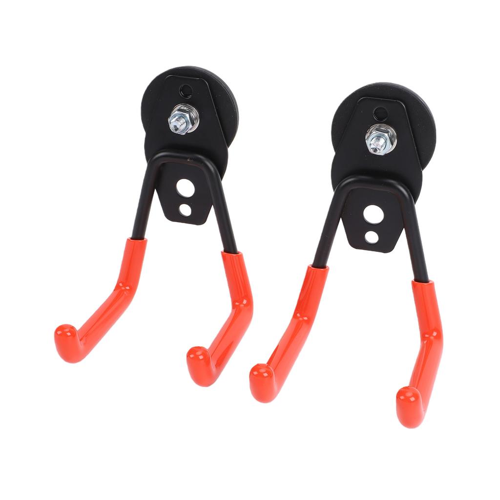 2 Pcs Open Hooks Slip Resistance Heavy Duty Large Magnet Garage Hooks with PVC Coating