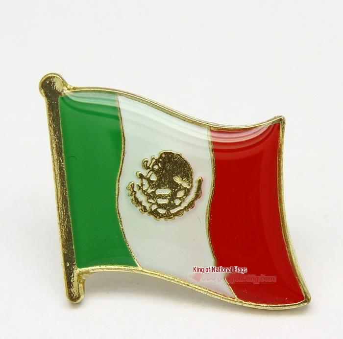 World Flags Enamel Lapel Pin - UK & US Iron Brooch with Drip Glue and Baking Paint Finish.