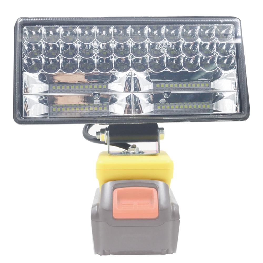 Wireless LED Work Light 8 inch 84LED 11800LM with Dual USB Port  For Batteries DCB206 DCB205 DCB204 DCB181