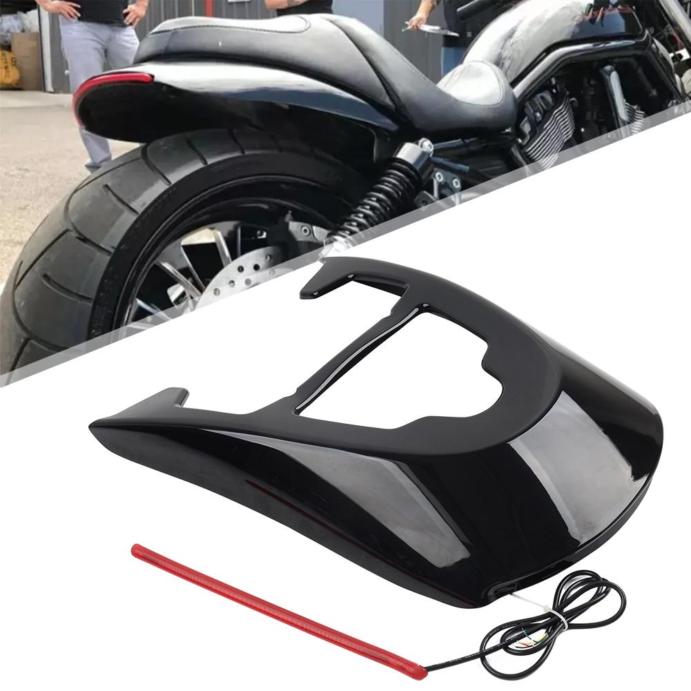 Motocikla ABS aizmugurējā dubļusargs ar gaismu