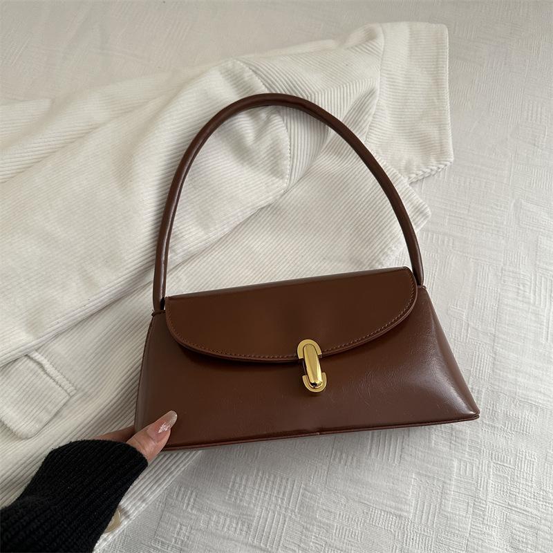 

High-end fashion spring and summer retro armpit bag women s bag new trendy and popular versatile single shoulder small square bag