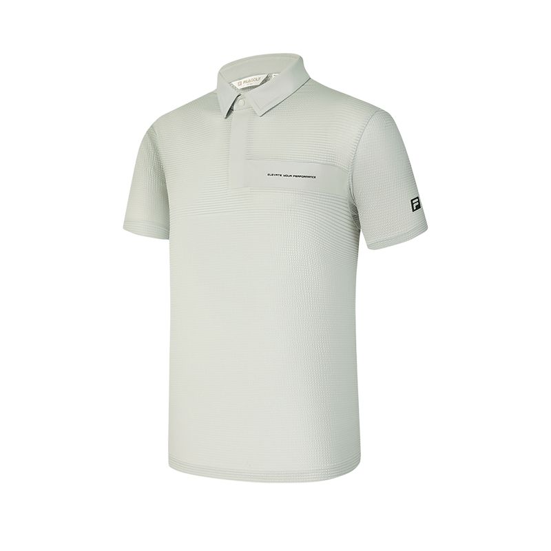 New FILA Golf Series Polo Shirt Men's Storm Gray GY A11M525133F-GY