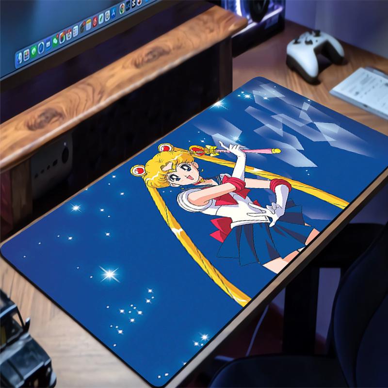 Mouse Pad SSailor Moon Kawaii Gaming Accessories PC Mouse Pads Computer Keyboard Gamer Desk Mat Alfombrilla Xxl Rug Mousepad