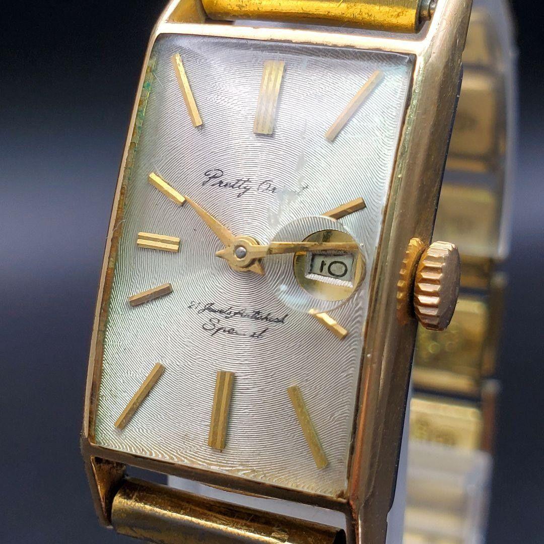 Used Orient Pretty [Rare/working item] 14KGF Manual winding Vintage