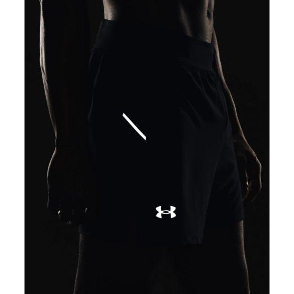 Under Armour Pure Color Brand Logo Sports Shorts Men Bottoms Black 1376509-001