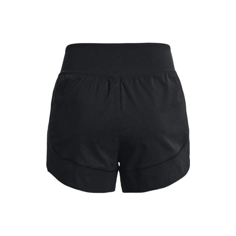 Under Armour Solid Color Elastic Fitness Shorts Women Bottoms Black 1376936-001