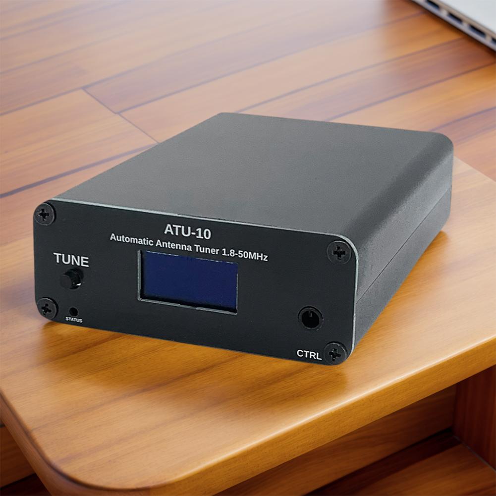 ATU10 QRP Antenna Tuner 1-15W Antenna Automatic Tuner 1.8-50MHz 0.91 Inch OLED Display