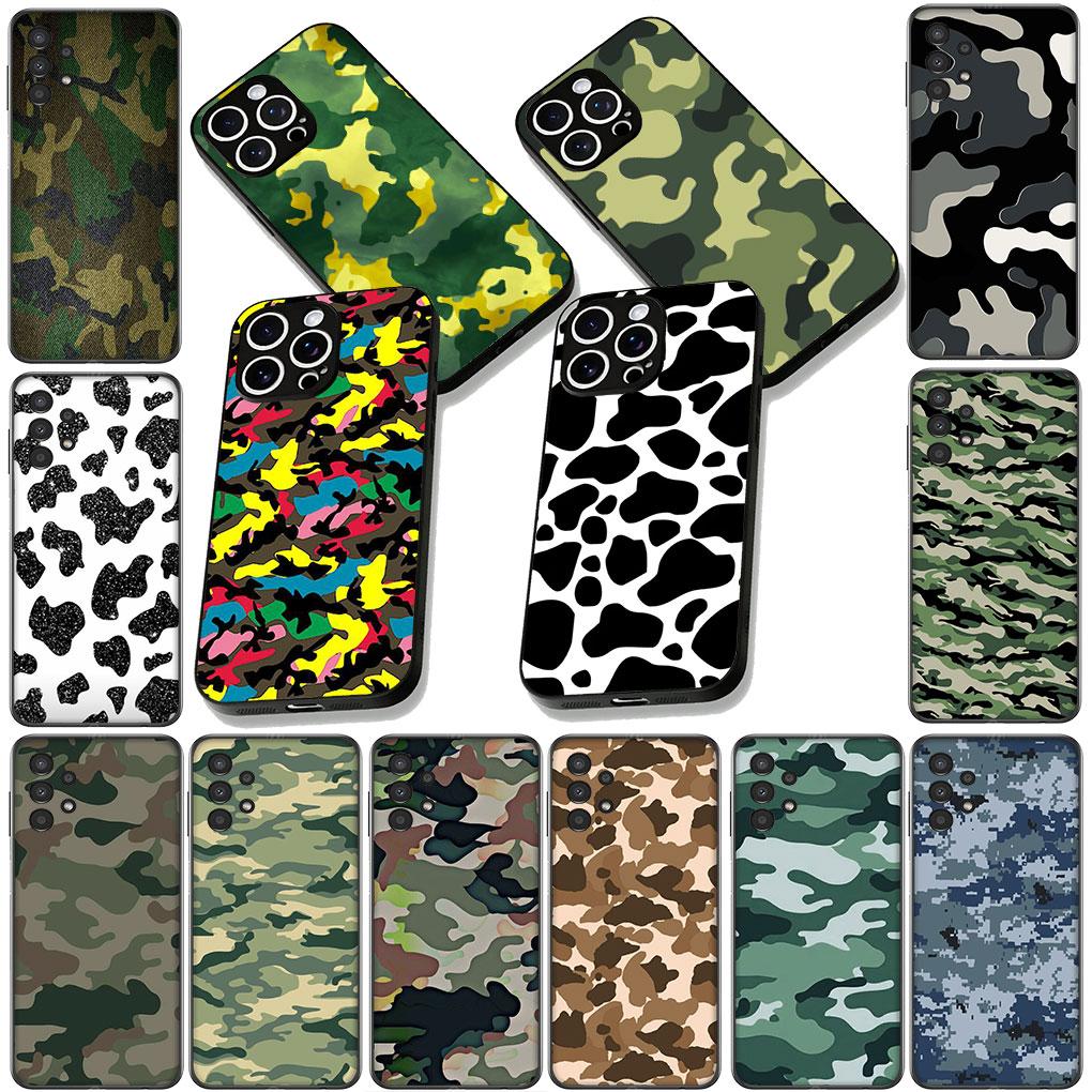 Camouflage Pattern Camo Military Army Phone Cover for OPPO A38 A18 A17 A40 A60 A80 A16 A78 A79 A54 A15 A57 4G 5G Soft Case