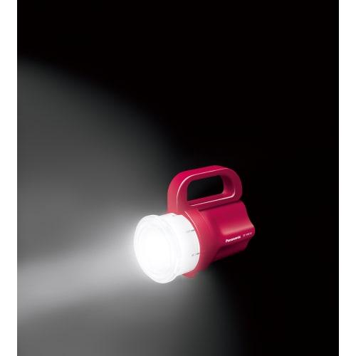 Panasonic BF-BM10-R LED Flashlight, Red, Lights with Any Battery
