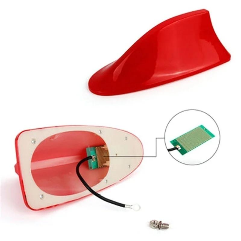 Car Shark Fin Antenna FM AM Radio Roof Aerial Signal Receiver Universal Auto Exterior Antenna for Enhanced Reception