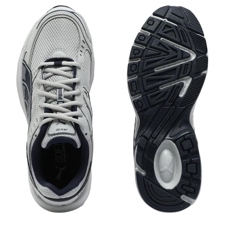 Puma Axis Comfortable Versatile Low-Top Dad Shoes Unisex Sneakers Light-Gray 368465-19