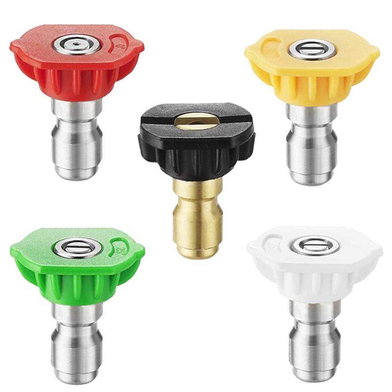 High-Pressure Car Wash Water Gun with Pure Copper Valve and 5-Color Nozzle Set