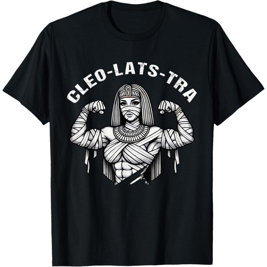 

Cleopatra Pun Funny Bodybuilding and Weightlifting T-Shirt XXXXXL чорний