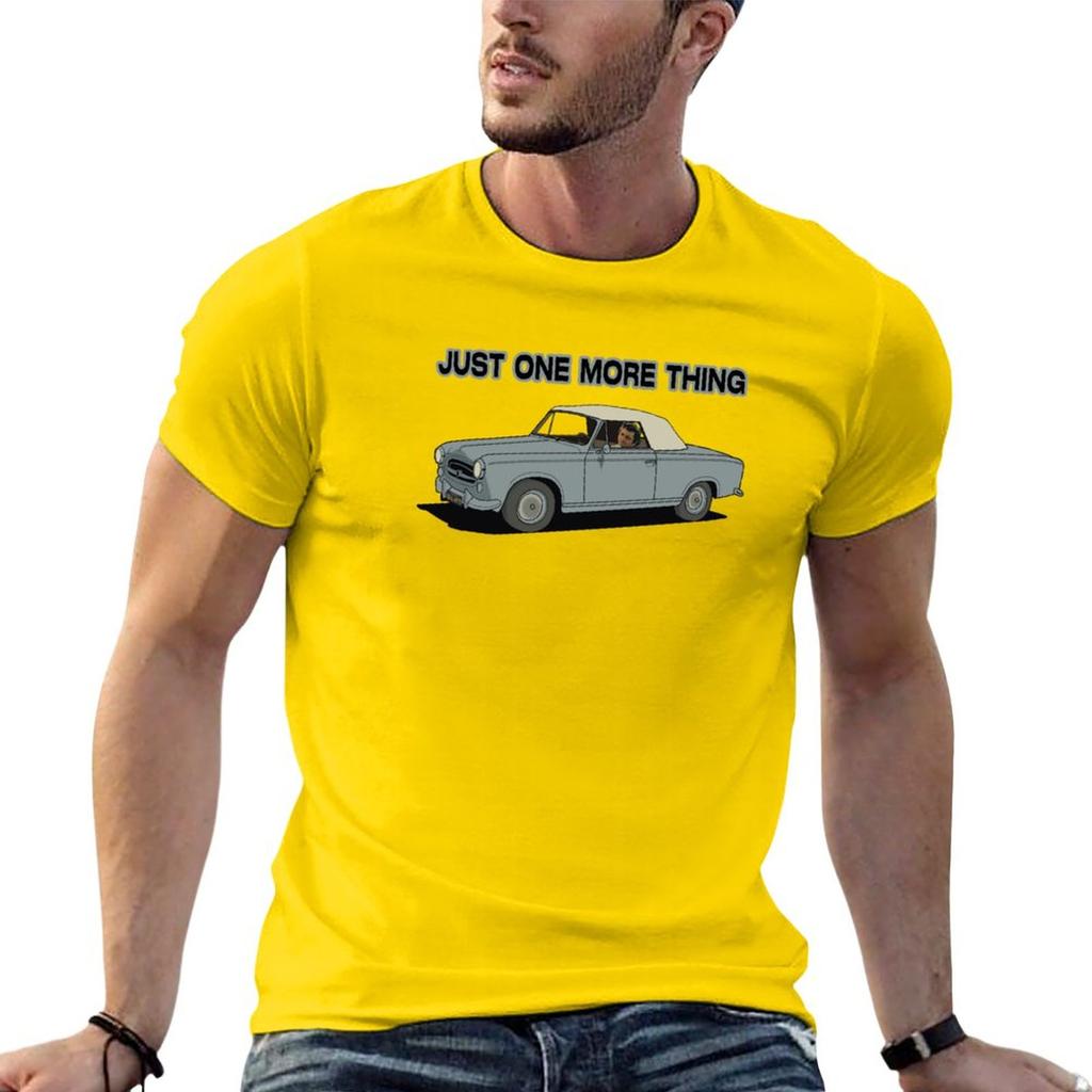 New Columbo driving - Just one more thing T-Shirt plus size t shirts vintage t shirt mens funny t shirts