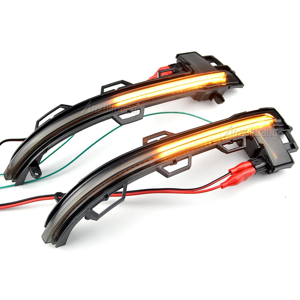 For BMW X3 X4 X5 X6 F25 F26 F15 F16 2014 2018 LED Dynamisk Blinklys Sekvensielt Side Speil Indikator Rullende Lys Lampe