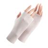 1 para anty-UV Art antypoślizgowe rękawiczki oddychające paznokieć palma Chinlon ochrona promieni lampa LED manicure