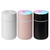 Rechargeable Mini Humidifier Small Desk Air Humidifier with Colorful Atmosphere Light and 4/8 Hour Timer for Home Use