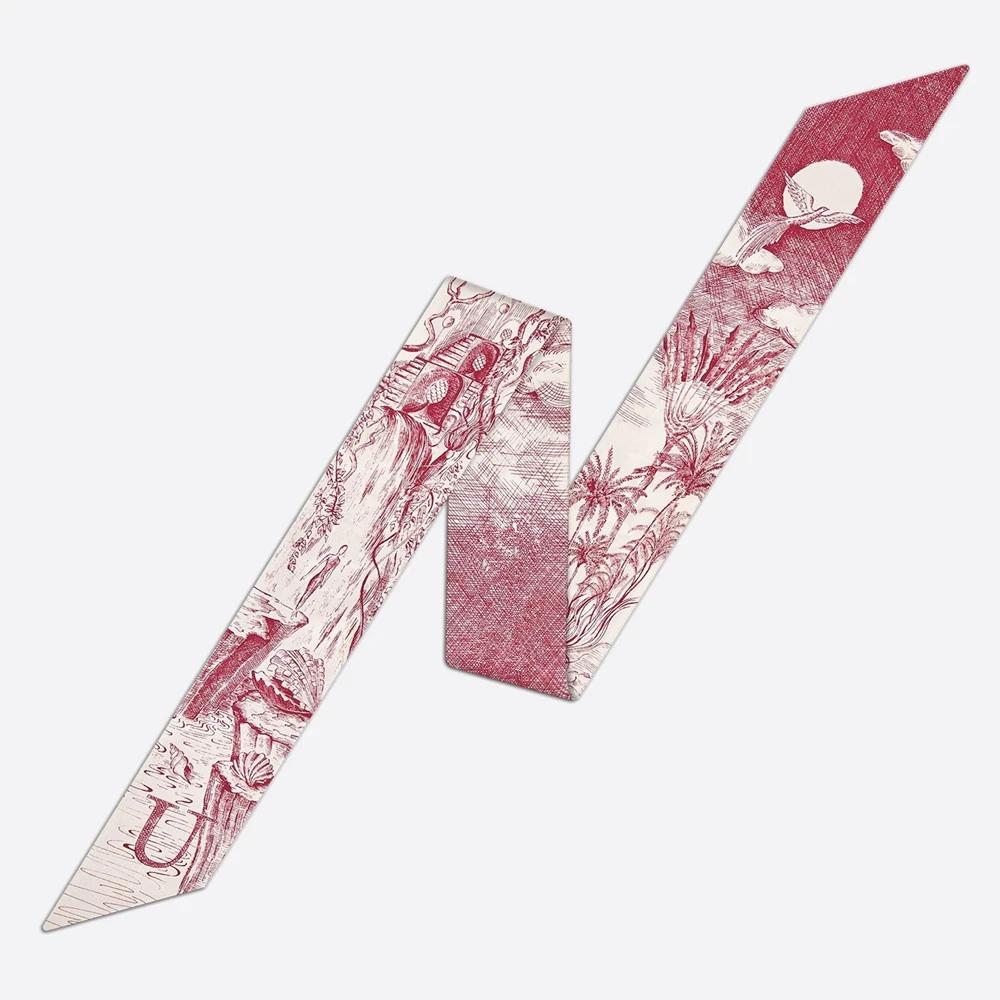 

26 Букв Таро Созвездие Сумка Шарф Твиловые Шелковые Шарфы Женские Новые Носовые Платки Повязки на Голову для Волос 90CM x 6CM