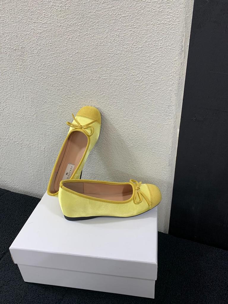 Women'S Shoes Spring 4 C Minner Flat Wide Plus Size Pumpkin Shoes Pumps Women'S Color Block Soft Soleshoes