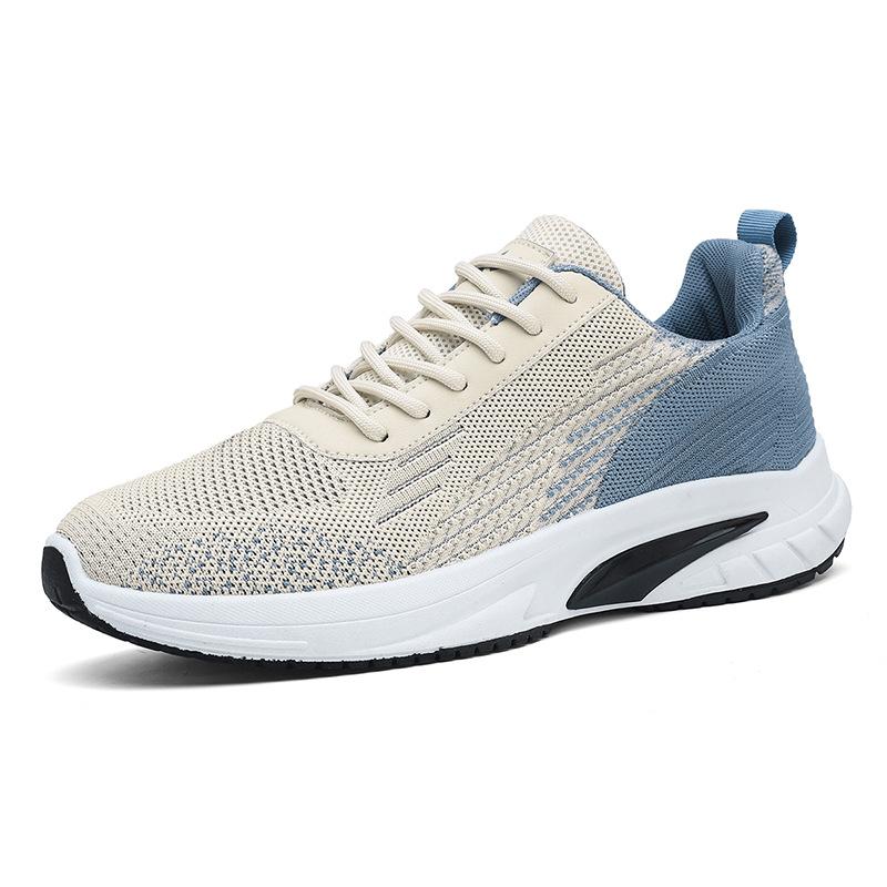Summer new soft-soled sports and leisure shoes running shoes breathable fly-woven shoes travel shoes wear-resistant shoes