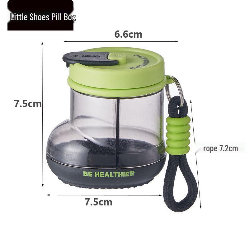 Portable 7-Day Pill Dispenser Box