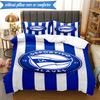 3PCS Deportivo FC Printed Soft Bedding Set,Including 1pc Duvet Cover And 2pcs Pillowcases Perfect for Bedroom, Dormitory, Fan Gift