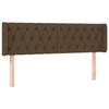 VidaXL LED Headboard Bedroom Furniture Double Bed Accessory Head of Bed Frame Interior Dark Brown 3123581