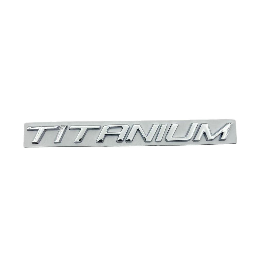 Ford New Edge Explorer Titanium Badge: High-End Plastic Car Emblem Sticker Upgrade