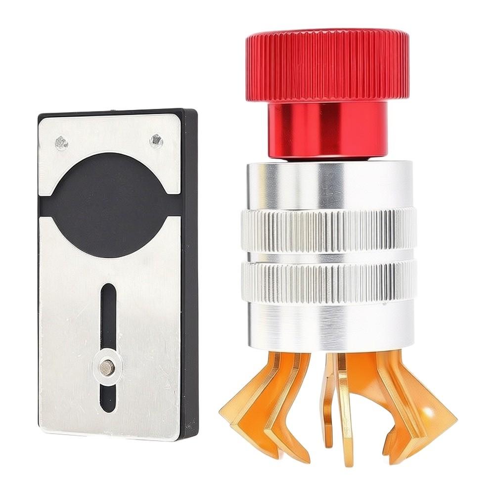 Remover Tool for Watch Faces with Adjustable Retractable Jaw 12 Mm To 35 Mm Non Slip Handle Metal Plastic Build