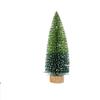 Double Color Christmas Tree Ornament Creative Micro Landscape Model Snow Pine Tree  Gift
